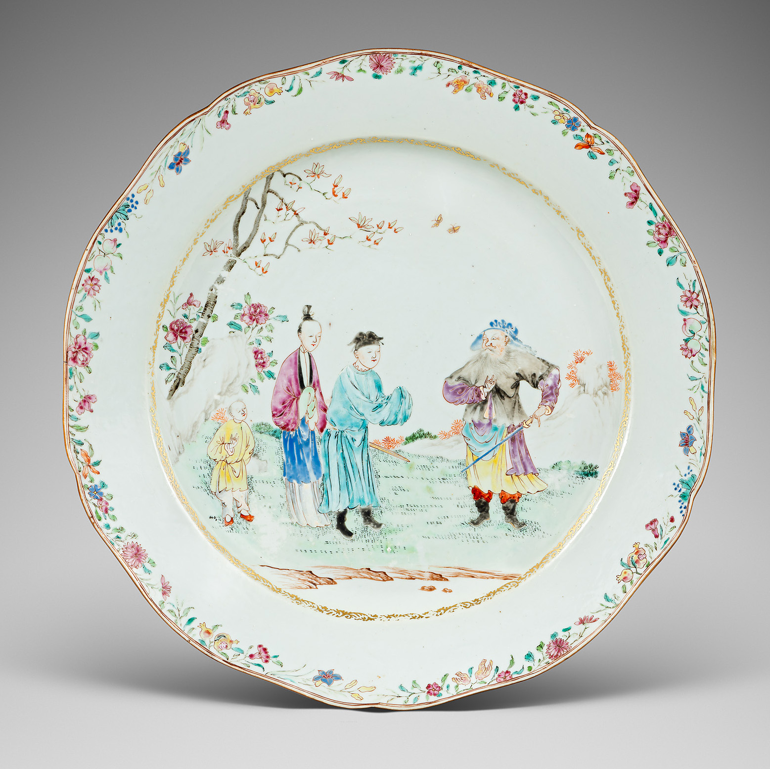 Famille rose Porcelain Qianlong (1736-1795), ca. 1755/1760, China