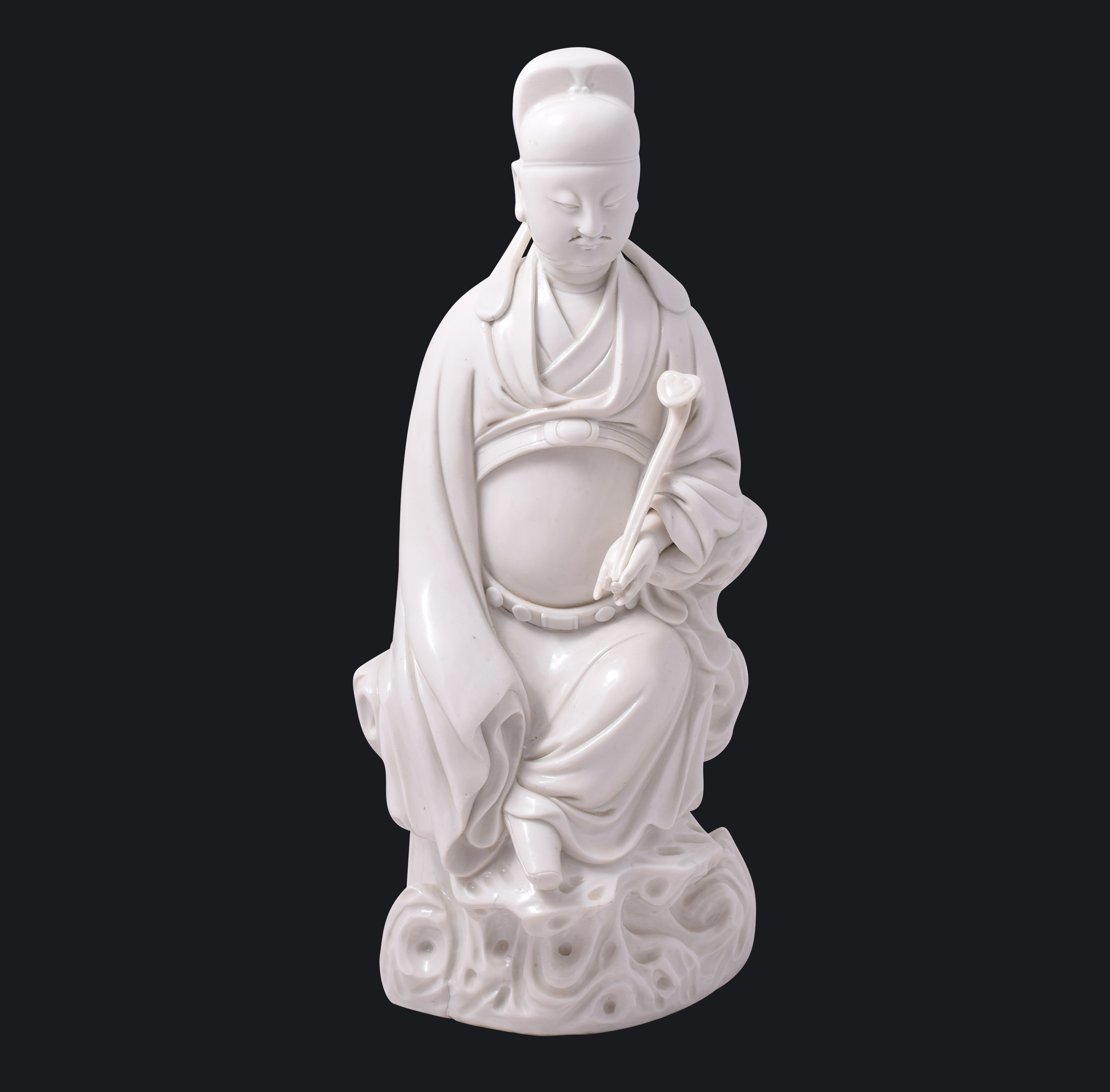 Blanc-de-Chine Wenchang Daoist god of Literature Kangxi